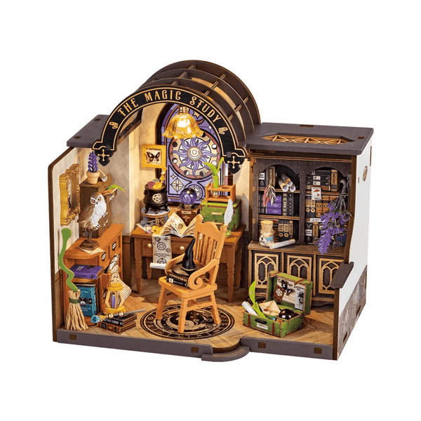 Rolife Magic Study Wooden Diorama Kit