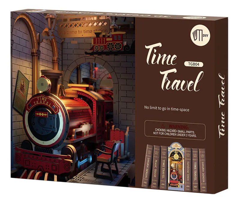 Rolife Time Travel 3D Creative Bookend