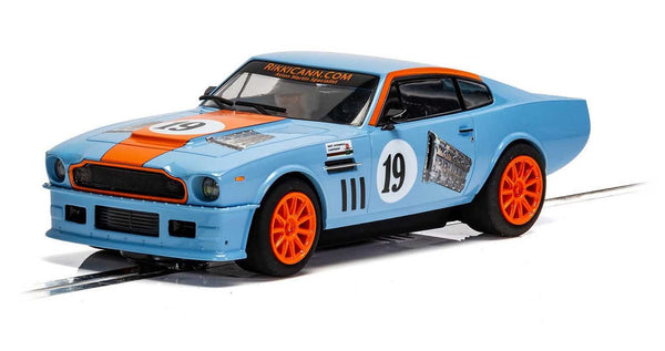 Scalextric Aston Martin V8 Gulf Edition Rikki Cann Racing Slot Car