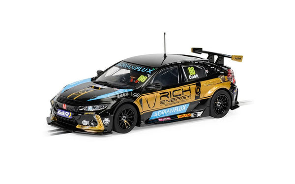 Scalextric Honda Civic FK8 Type R, BTCC 2022, BTC Racing Josh Cook Slot Car