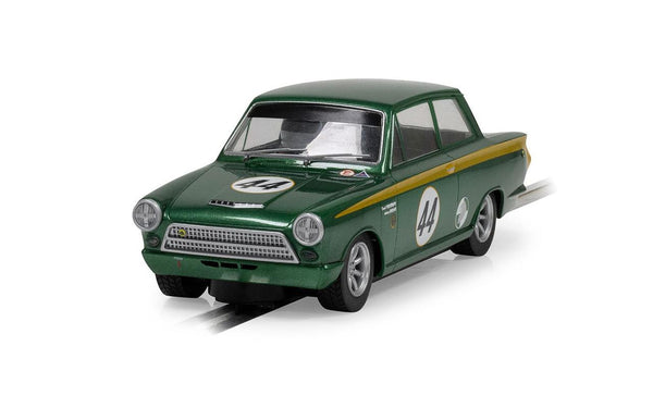 Scalextric Slot Car - Ford Lotus Cortina - Jordan & Dickenson - Goodwood 2023