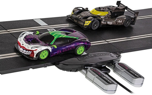 Scalextric Spark Plug Batman vs Joker Slot Car Set