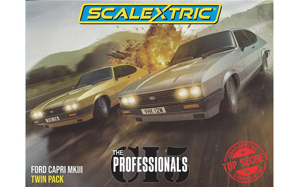 Scalextric The Professionals Ford Capri Mk III Twin Car Pack