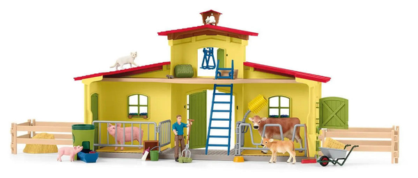Schleich Farm World Large Farm with Animals and Accessories
