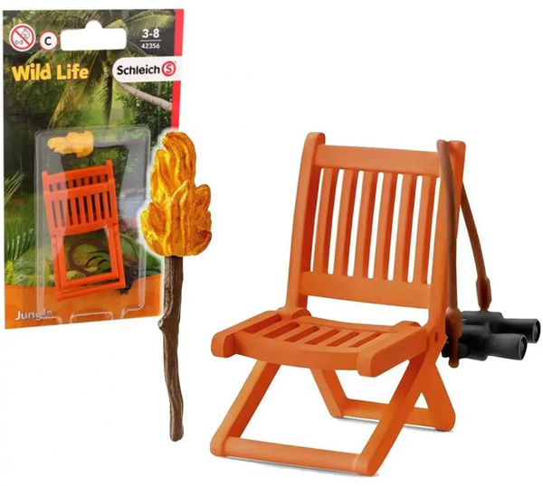 Schleich Wild Life Station Guard Equipment