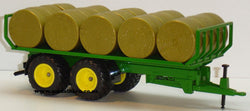 Siku 1/32 Round Bale Trailer with Bales Diecast Model