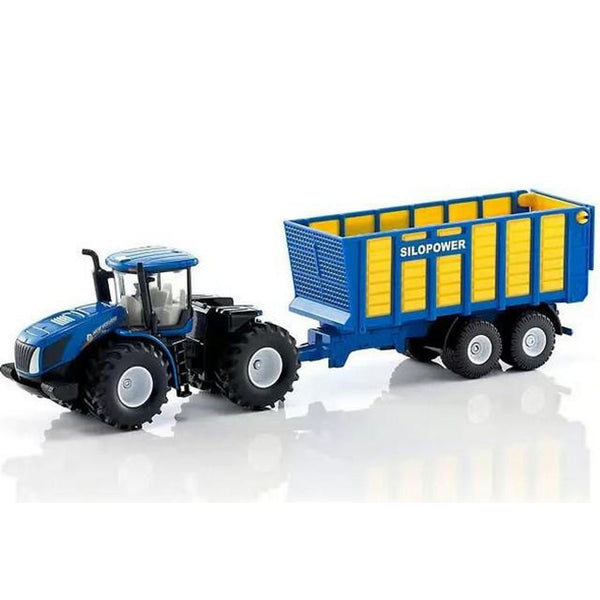 Siku 1/50 New Holland with Silage Trailer