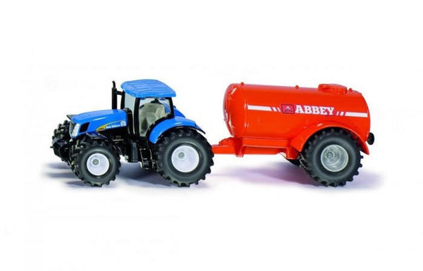Siku 1/50 New Holland with Single Axle Tanker Diecast Model
