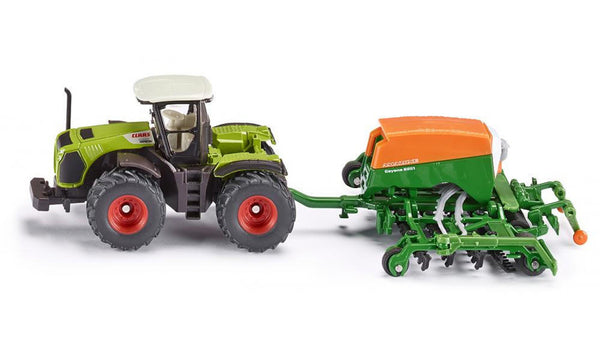 Siku 1/87 Claas With Seeder