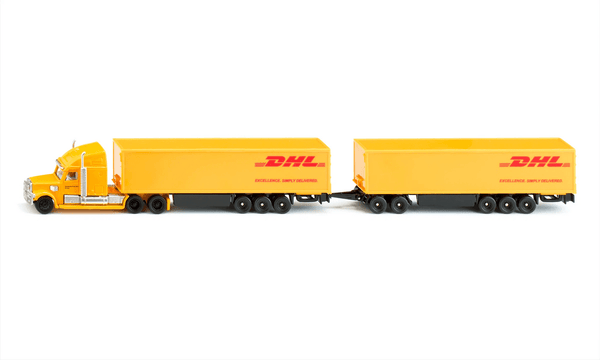 Siku 1/87 DHL Freightliner Container Truck with Trailer