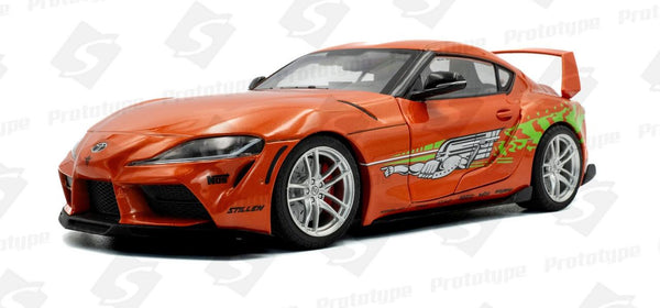 Solido 1/18 Toyota Gr Supra Tribute Orange 2024 Diecast Model