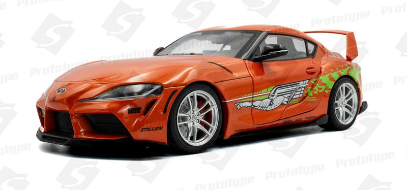 Solido 1/18 Toyota Gr Supra Tribute Orange 2024 Diecast Model