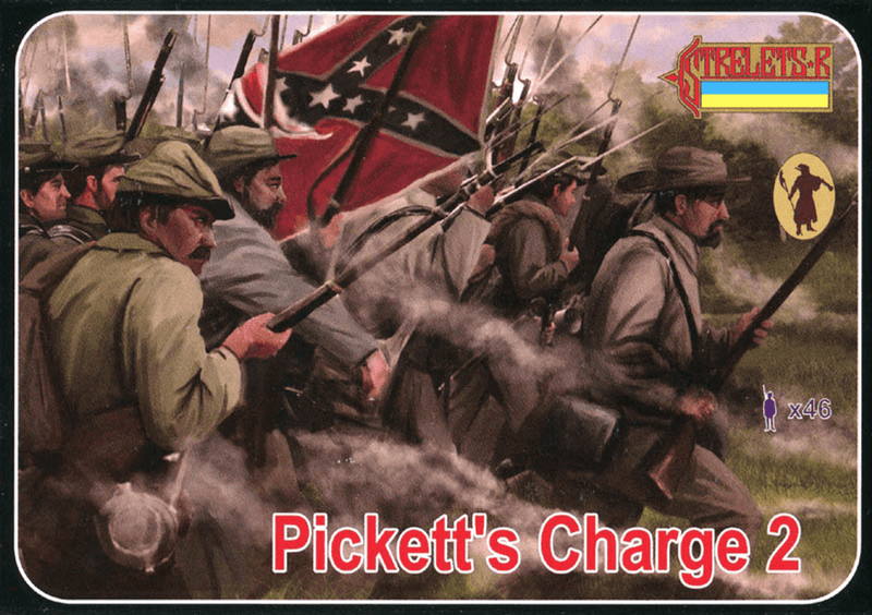 Strelets 1/72 American Civil War Confederate Pickett's Charge Set 2