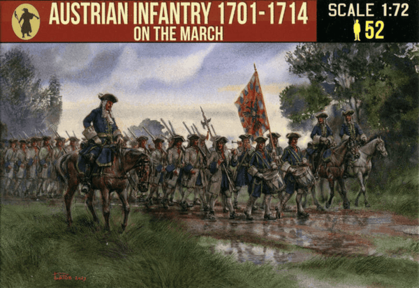 Strelets 1/72 Napoleonic Austrian Infantry 1701-1714 on the March