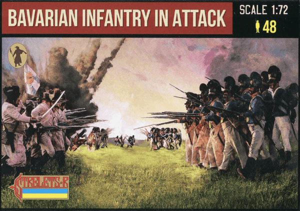 Strelets 1/72 Napoleonic Bavarian Infantry in Attack