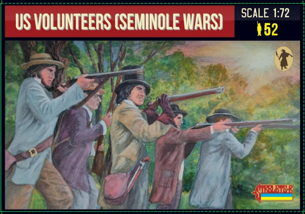 Strelets 1/72 US Volunteers (Seminole Wars)