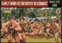 Strelets 1/72 WWII US Infantry in Combat (Early)