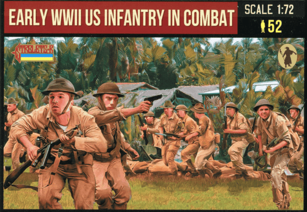 Strelets 1/72 WWII US Infantry in Combat (Early)