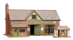 Superquick 1/76 Country Garage & Petrol Pump Card Building Kit