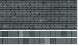Superquick 1/76 Grey Roof Slates Building Papers