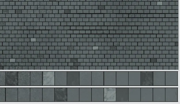 Superquick 1/76 Grey Roof Slates Building Papers