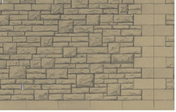Superquick 1/76 Grey Rubble Walling Building Papers