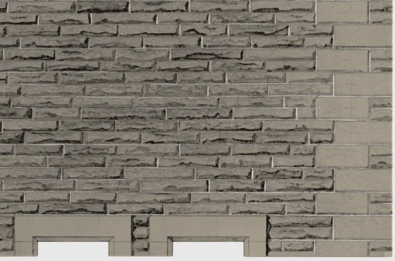 Superquick 1/76 Grey Sandstone Coursers Building Papers