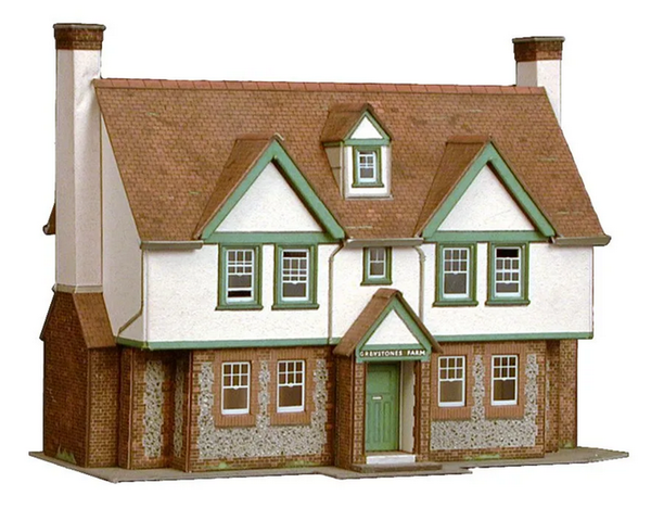 Superquick 1/76 Greystones Farmhouse Card Building Kit