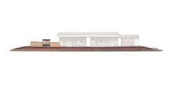 Superquick 1/76 Island Platform Card Building Kit