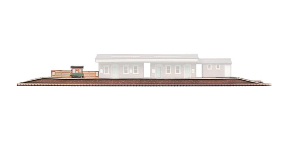 Superquick 1/76 Island Platform Card Building Kit