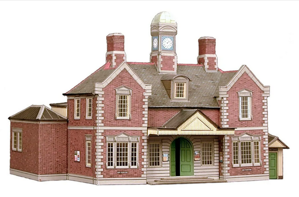 Superquick 1/76 Railway Station Terminus Card Building Kit