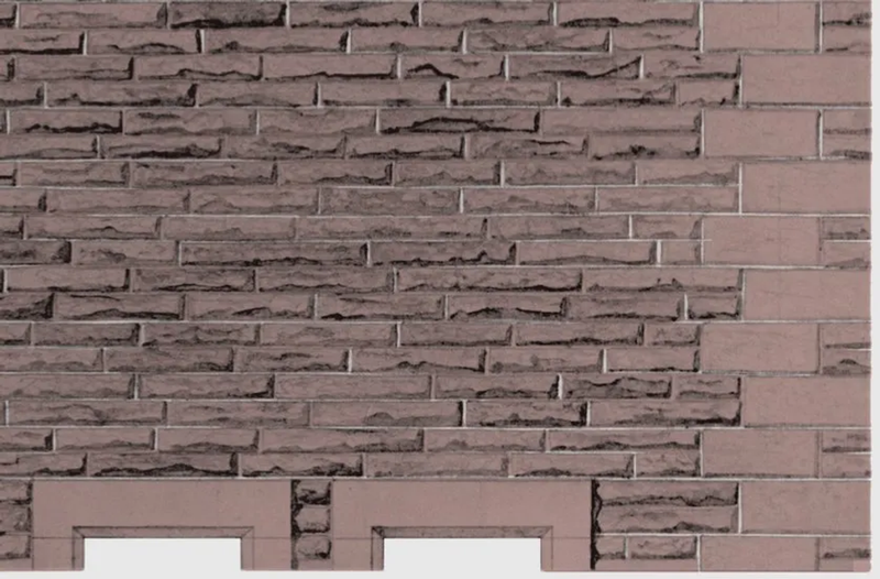Superquick 1/76 Red Sandstone Coursers Building Papers
