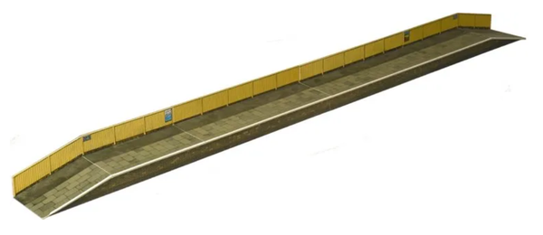 Superquick 1/76 Station Platform (Red Brick) Card Building Kit