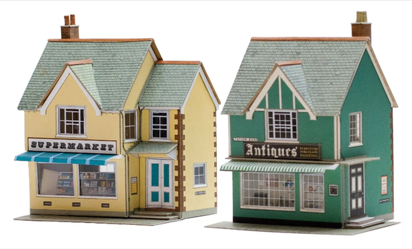Superquick 1/76 Supermarket & Shop Card Building Kit