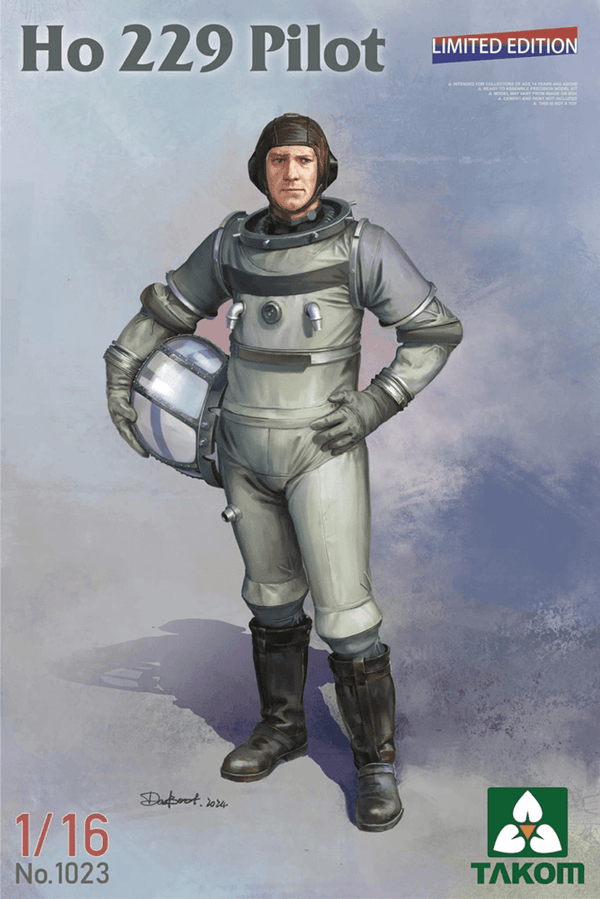 Takom 1/16 Horten Ho 229 Pilot Figure Limited Edition