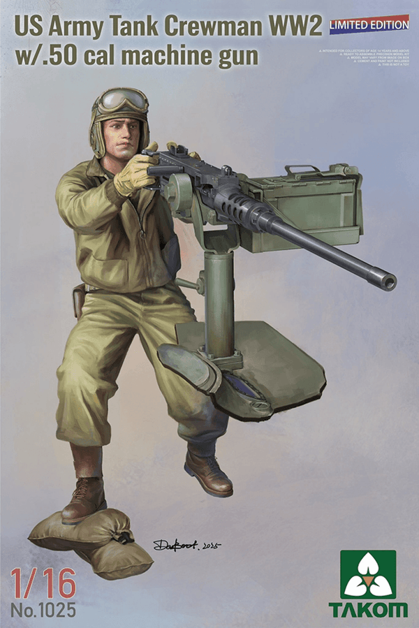 Takom 1/16 WWII US Army Tank Crewman