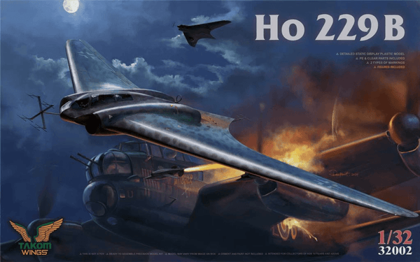 Takom 1/32 Horten Ho 229B 2-Seat with 2 Pilot Figures