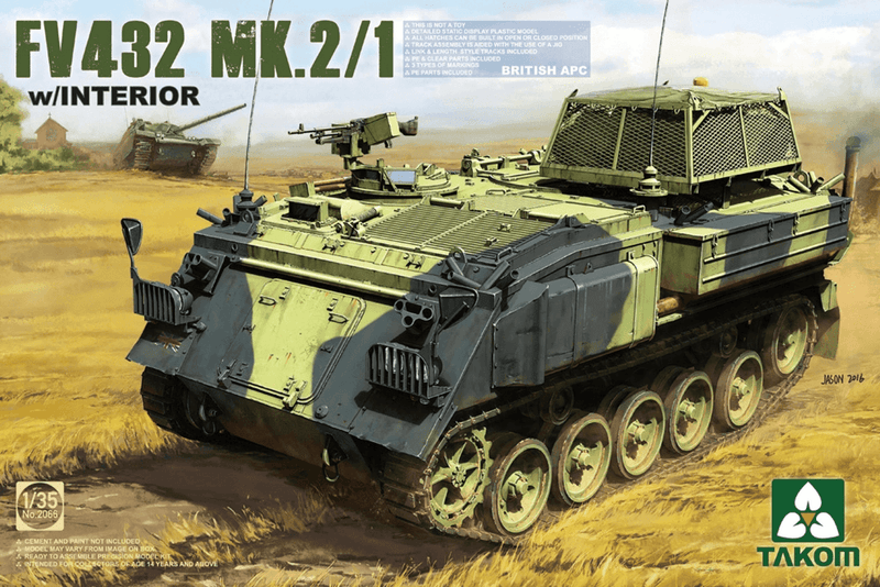 Takom 1/35 FV432 Mk.2/1 British APC with Interior