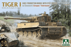 Takom 1/35 Pz.Kpfw.VI Ausg.E Tiger I Gruppe Fehrmann Early Production with Steel Wheels