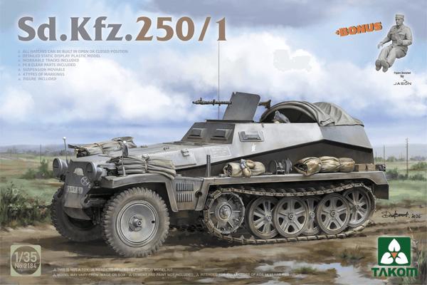 Takom 1/35 Sd.Kfz.250/1 Half-track