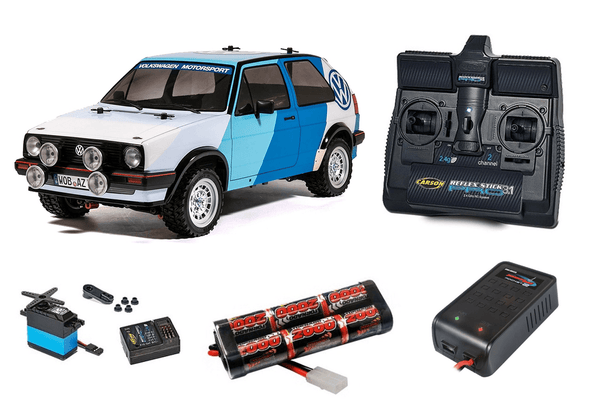 Tamiya 1/10 RC VW Golf Mk.2 GTI 16v Rally MF-01X Expert Built RTR