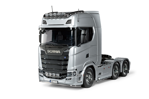 Tamiya RC 1/14 Scania 770S 6x4 Truck Silver Prepainted Model Kit