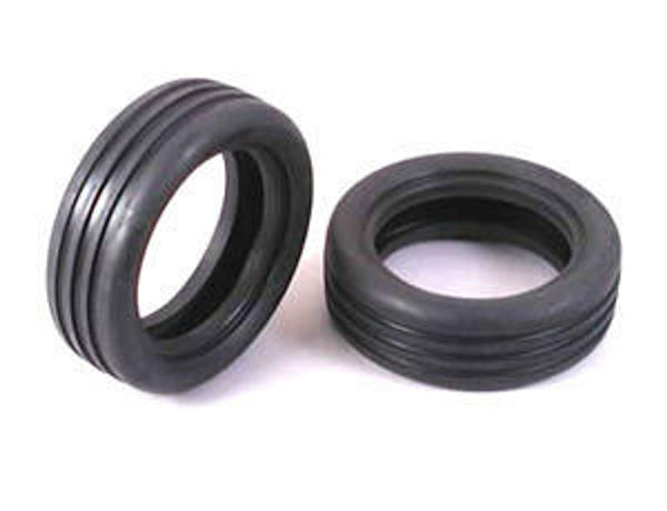 Tamiya 2wd Off Road Grooved Tyres Front RC Spare Part