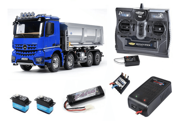 Tamiya RC 1/14 Mercedes-Benz Arocs 4151 8x4 Tipper Truck Expert Built RTR