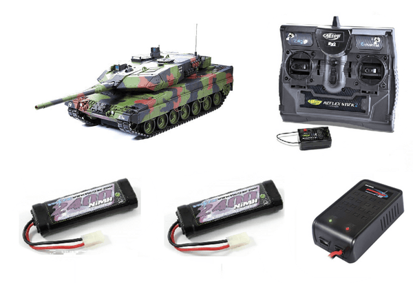 Tamiya RC 1/16 Leopard 2A6 Full Option (Green) Expert Built RTR