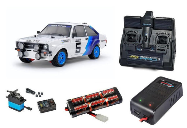 Tamiya RC Ford Escort MkII Rally PB MF-01X Expert Built RTR