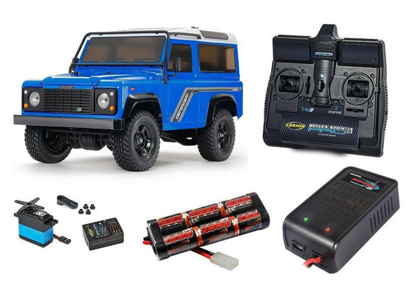 Tamiya RC Land Rover Defender 90 CC-02 Expert Built RTR