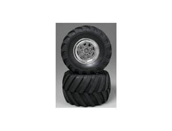 Tamiya Rear Tire and Wheel Set