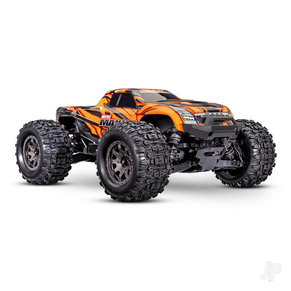 Traxxas RC 1/10 Mini Maxx BL-2S 4WD Orange RTR Monster Truck
