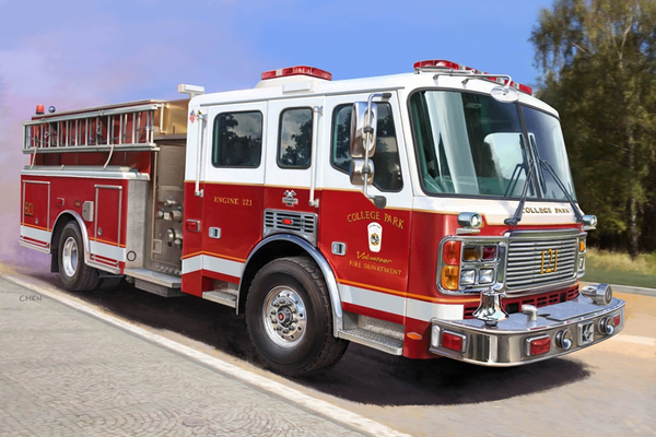 Trumpeter 1/72 American LaFrance Eagle Fire